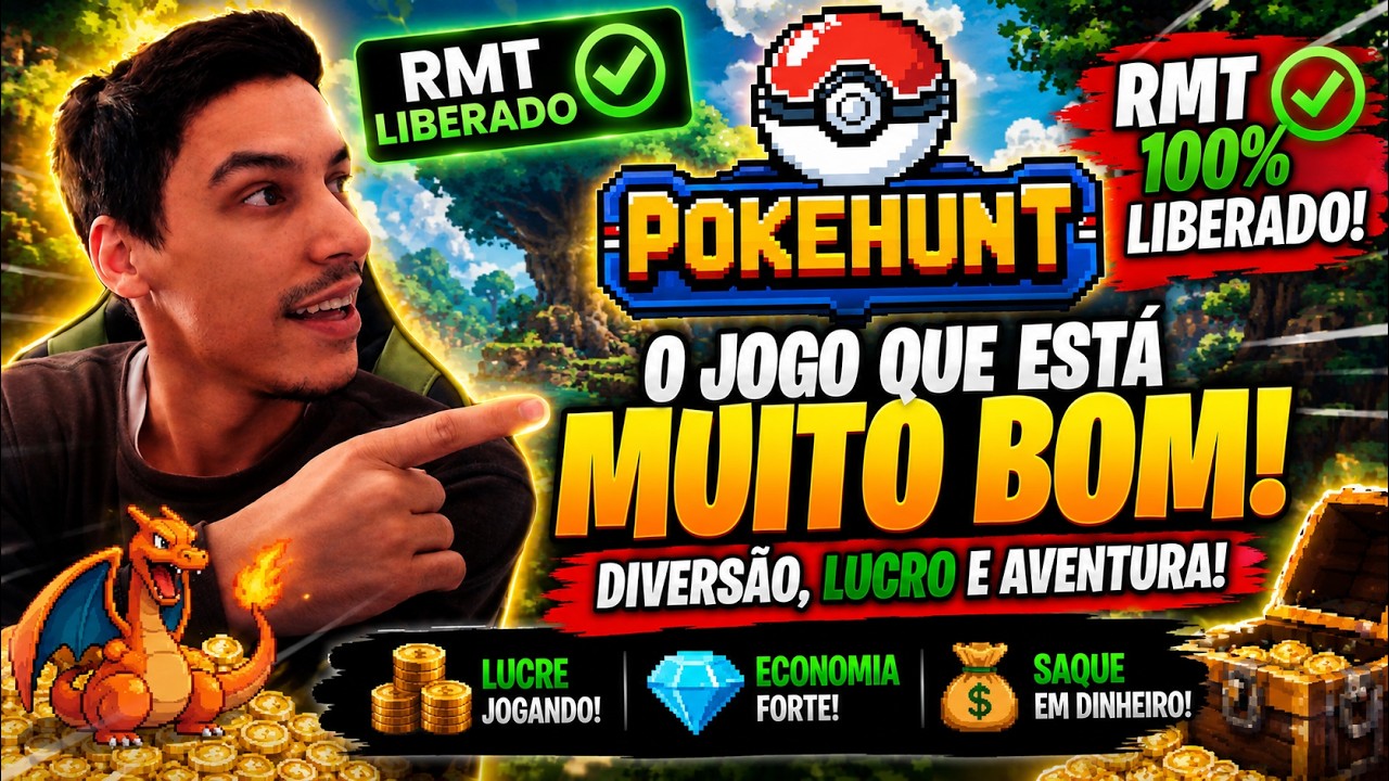 🔥 POKEHUNT COME&Ccedil;OU - Melhor IDLE pra fazer RMT? 🔥