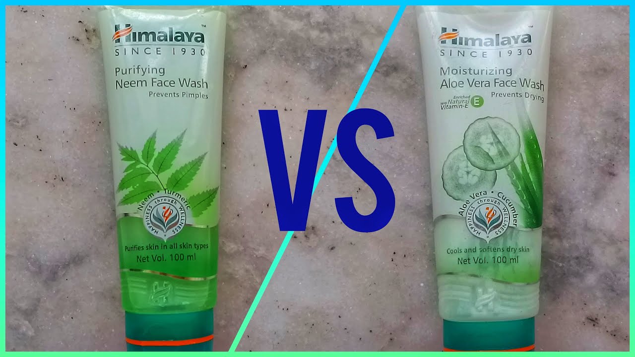 Himalaya purifying neem face wash | Himalaya moisturizing aloevera face wash | Product info & review