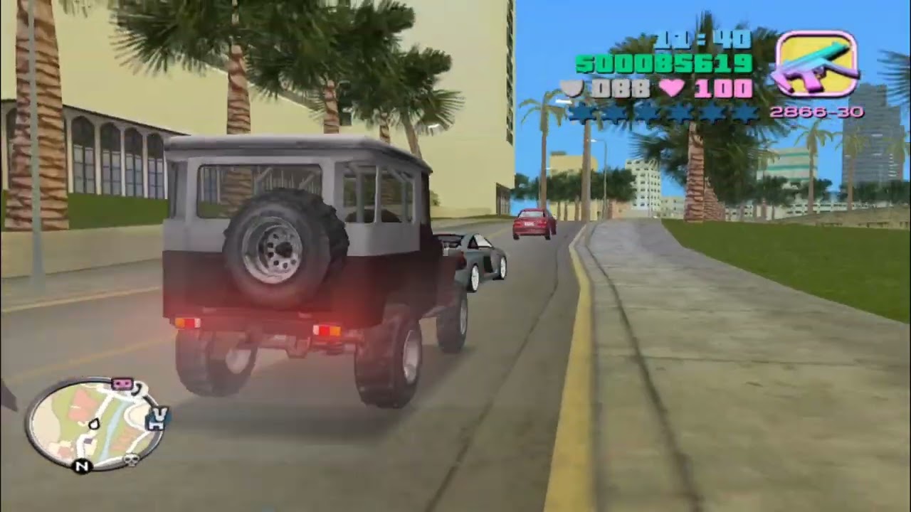 GTA VICE CITY GAME PLAY HD 8 MINUTES MISSION PASSED