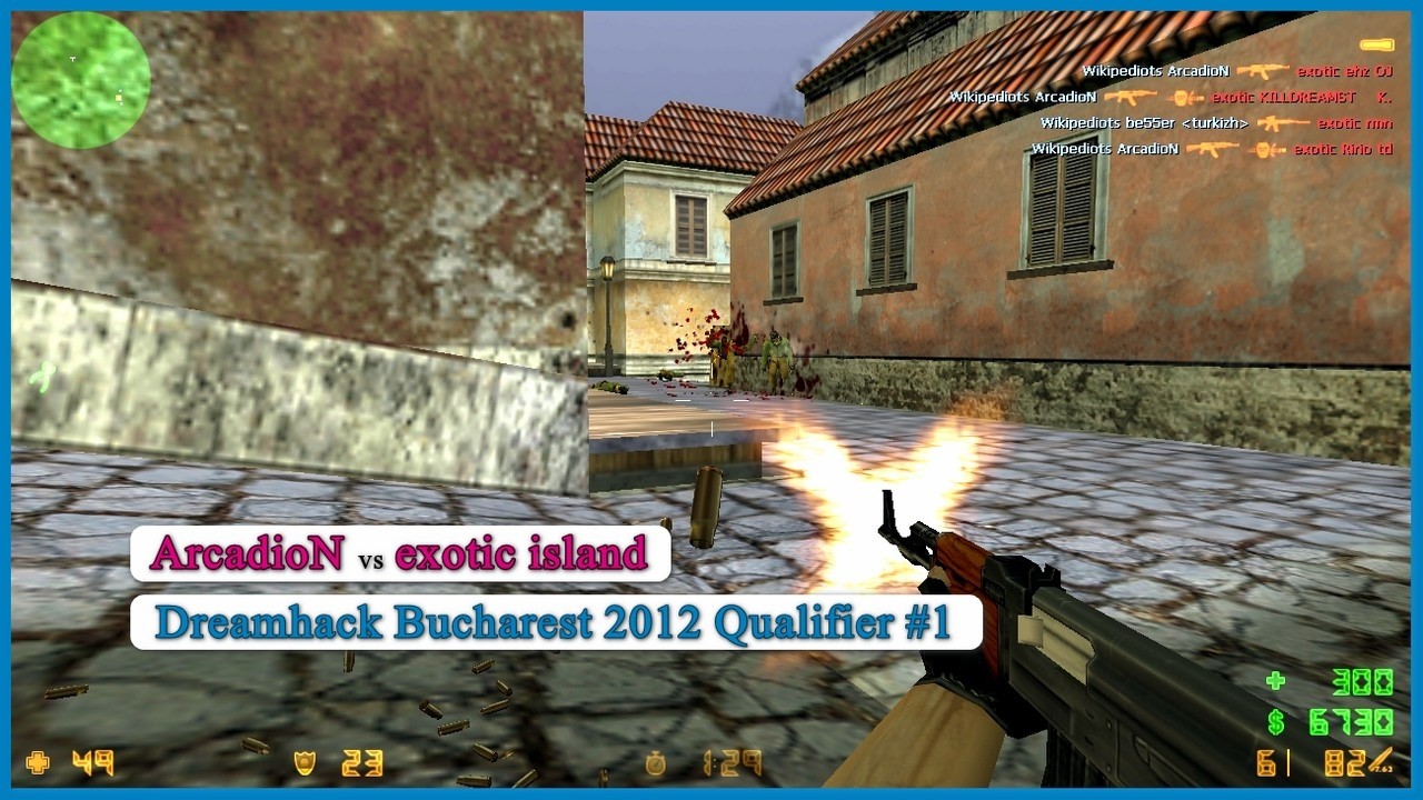 [ POV ] Wikipediots ArcadioN vs exotic island (Dreamhack Bucharest 2012 Qualifier #1)