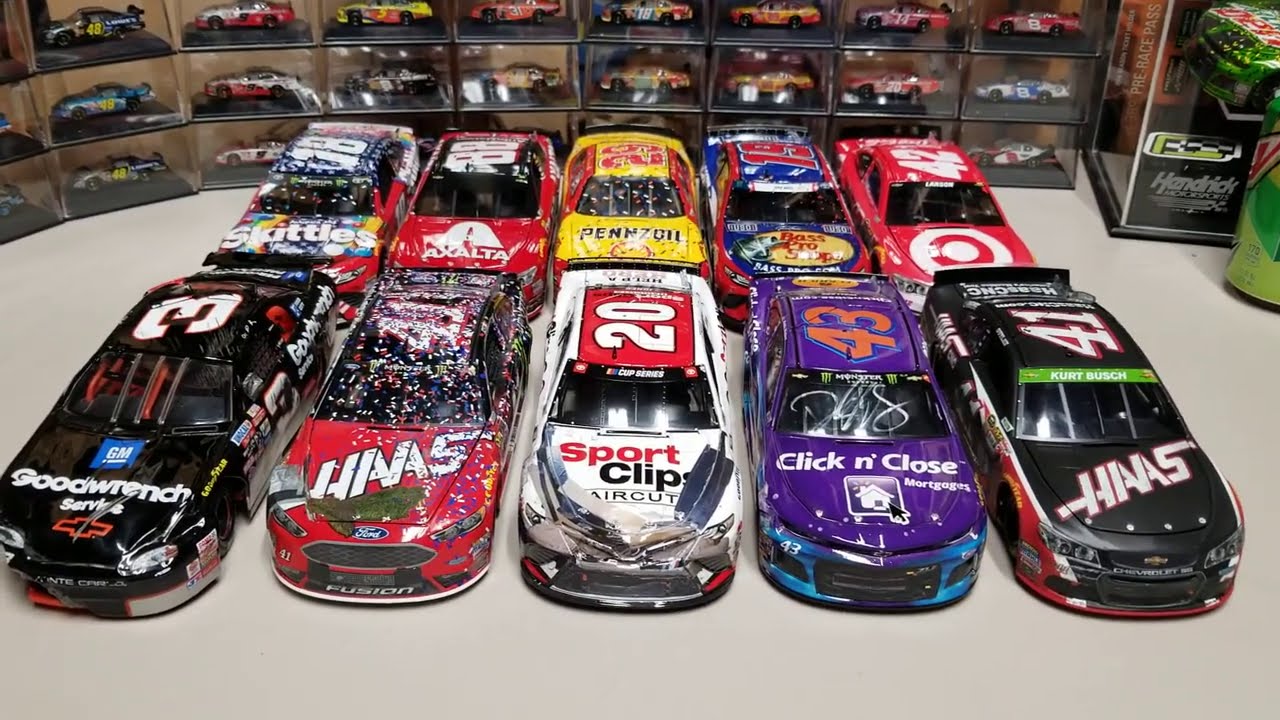 TOP 10 NASCAR Raced Damaged Diecasts in My Collection