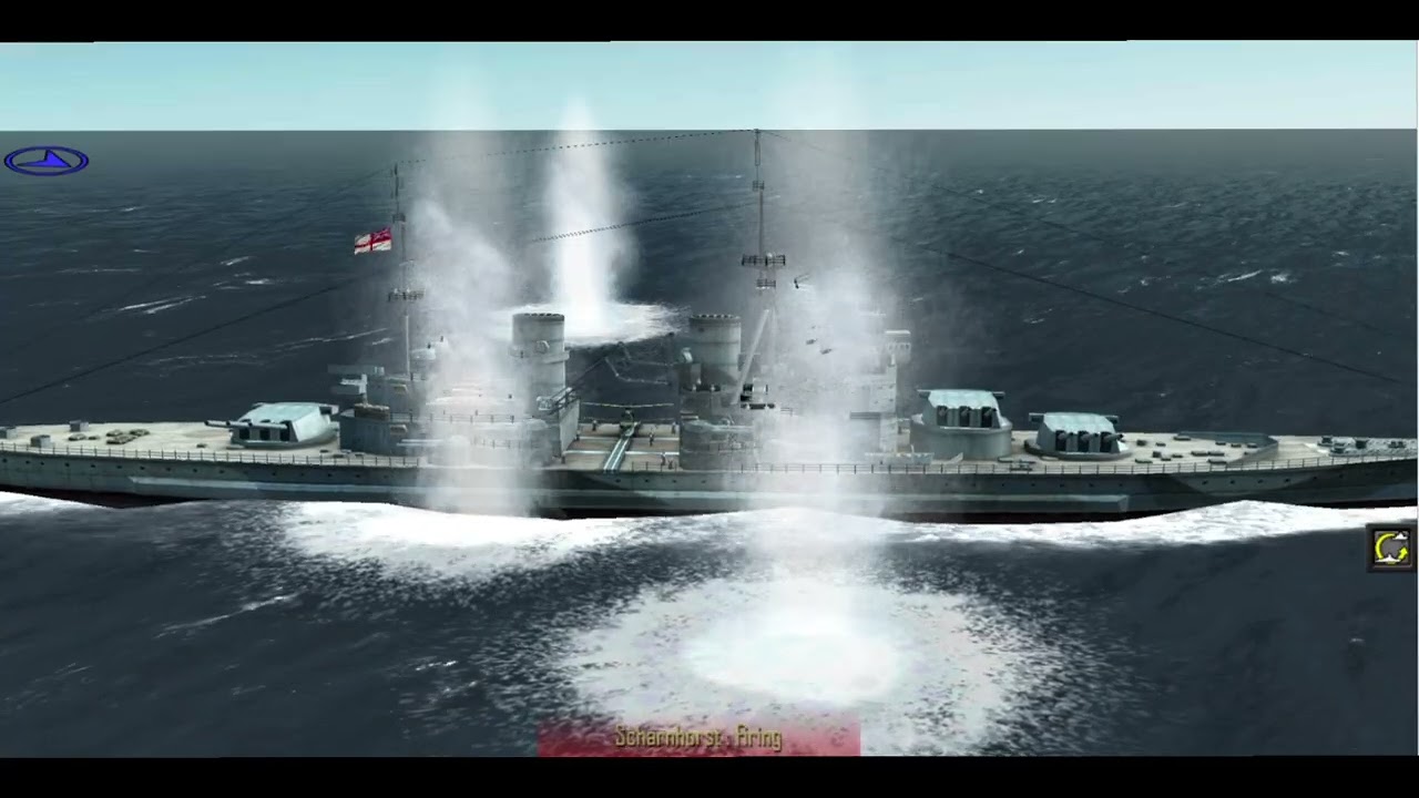 Atlantic Fleet:- BB Lion vs The German Duo/Android gameplay walkthrough 