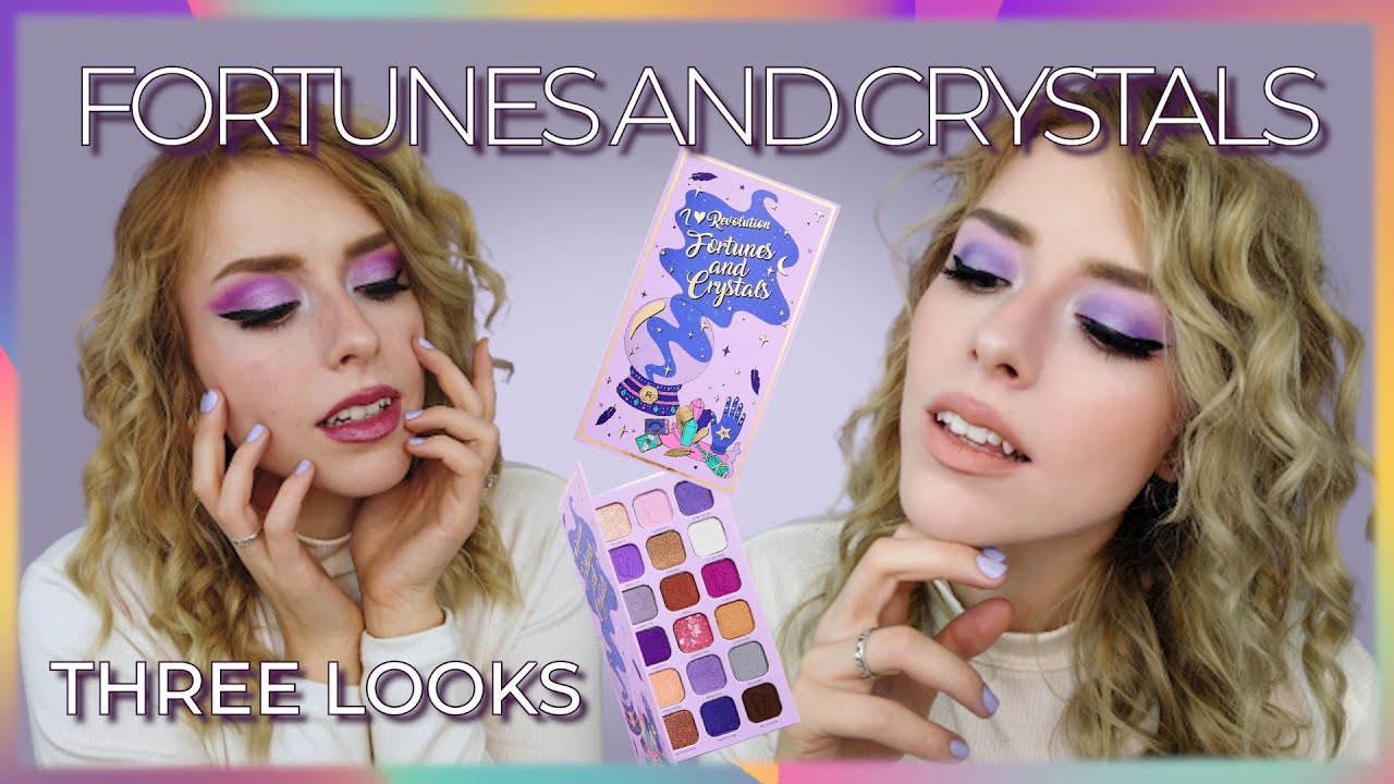 BOOK OF SPELLS: CRYSTALS AND FORTUNES x I HEART REVOLUTION: ONE PALETTE THREE LOOKS | SLAVIC CHIC