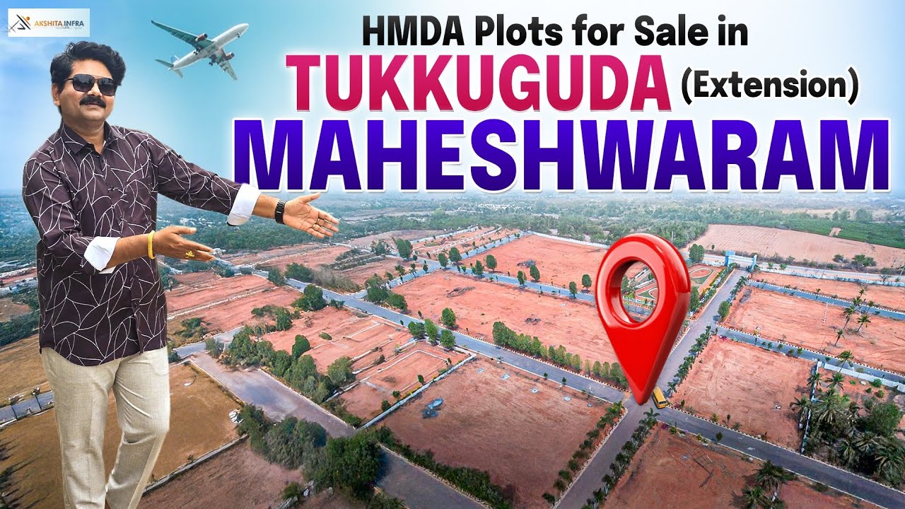 HMDA approved plots for salein Tukkugud extension Maheswaram|Srisailam Hiway|Akshita Infra projects 