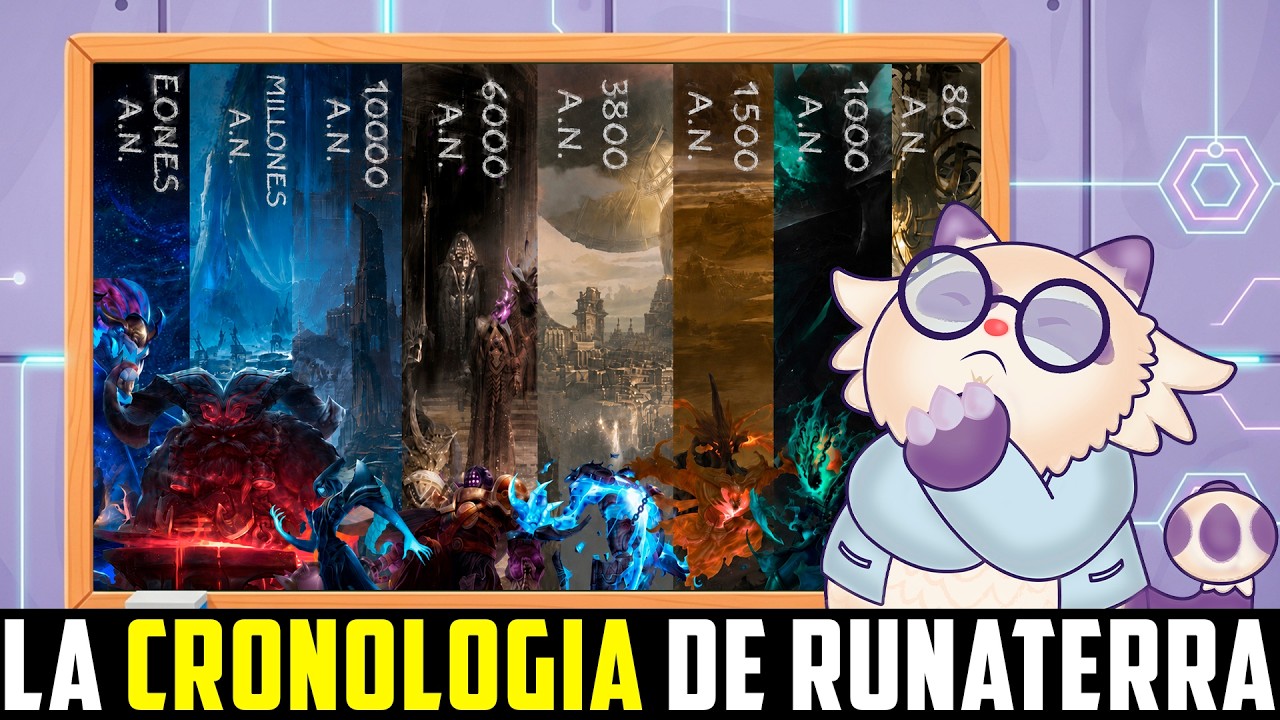 Conviértete en LORE MASTER | La CRONOLOGÍA oficial de Runaterra | Clase 1 #leagueoflegendslore
