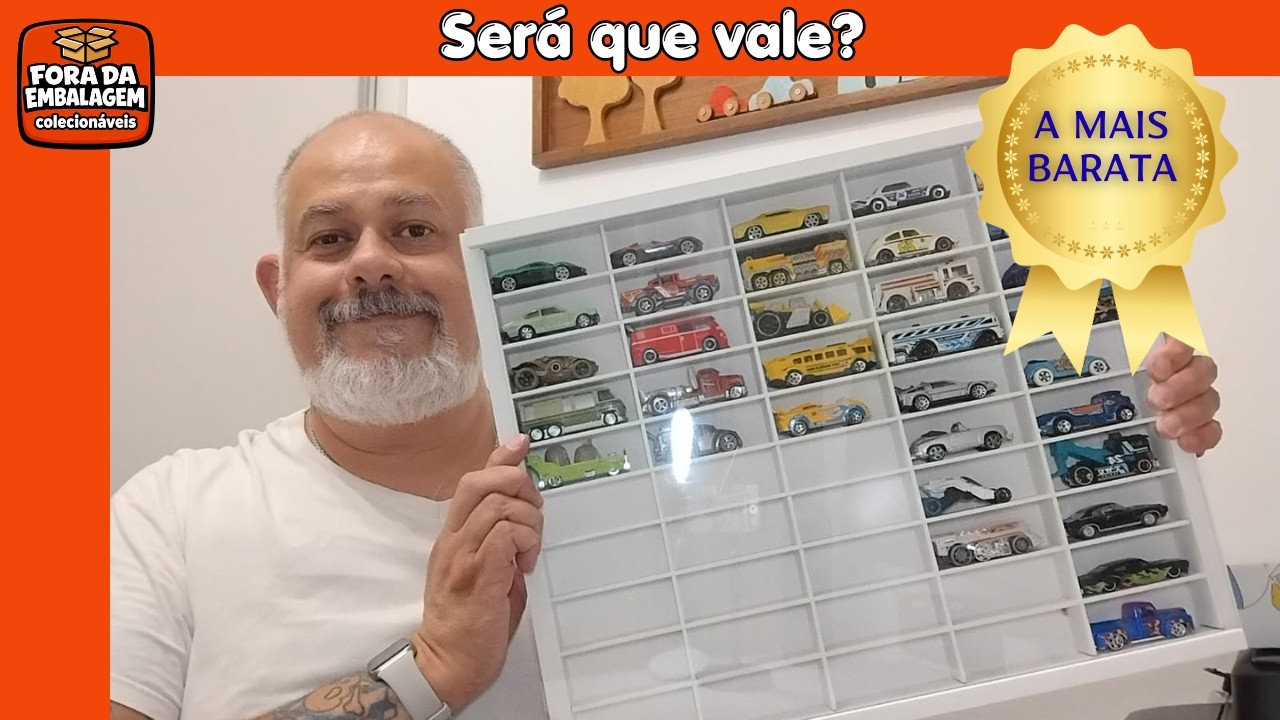 ORGANIZANDO MINHA COLEÇÃO: Testei a prateleira barata para 50 miniaturas. Veja o resultado!