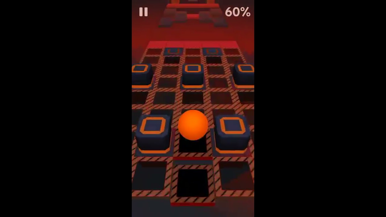 Rolling Sky - Level 5 - All Gems 100% - IPhone Gameplay
