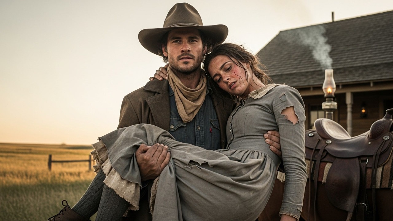 She Was The Only Survivor Of A Stagecoach Ambush, The Cowboy Found Her Wandering And Took Her In