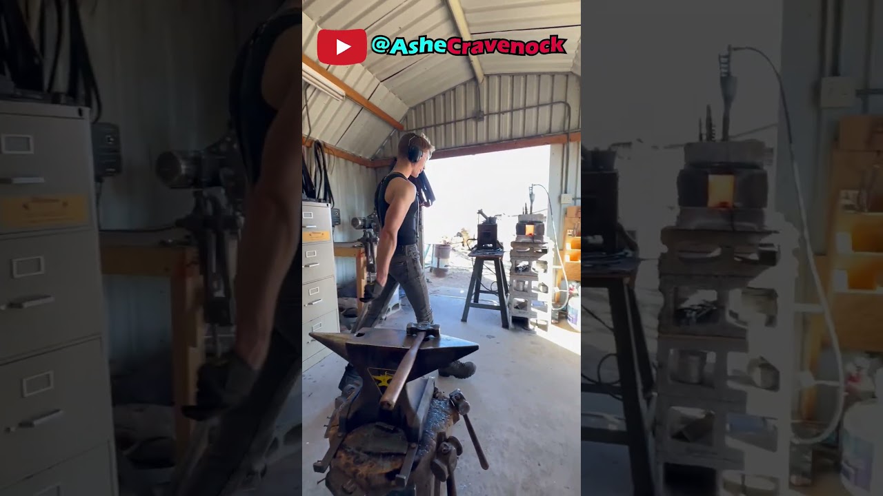 How I forged this really Long Knife from Steel!