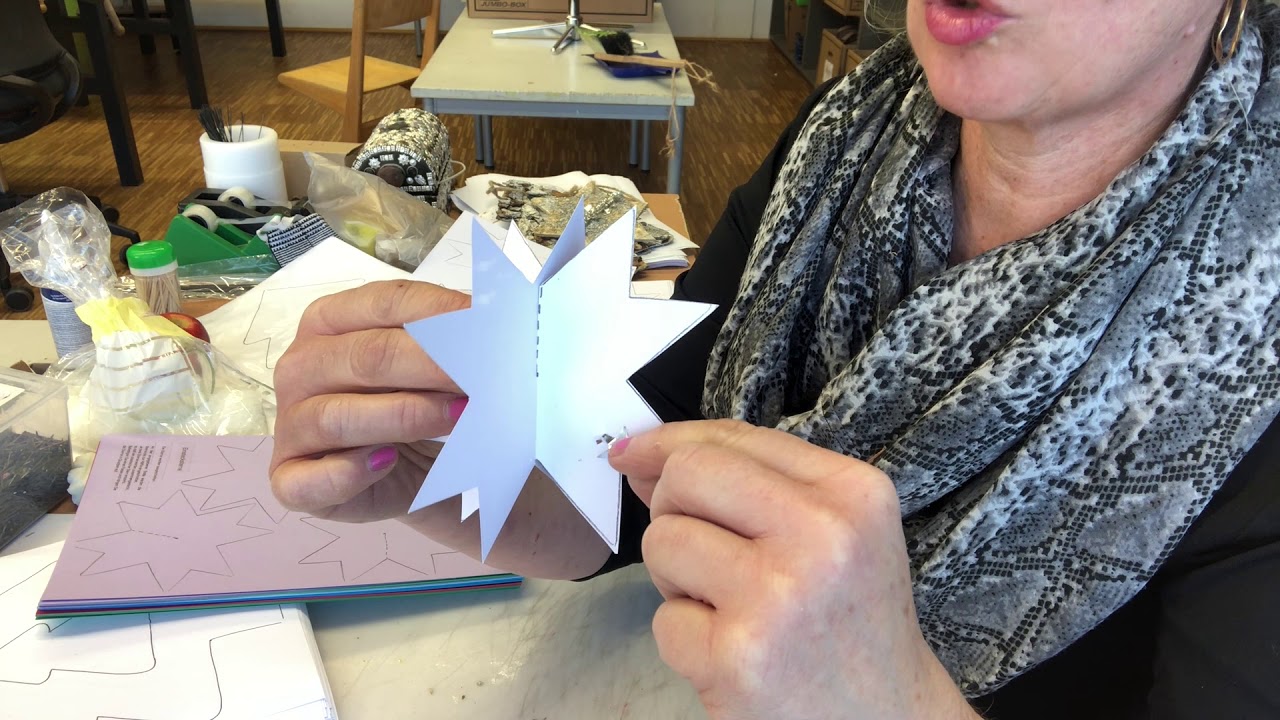 Weihnachtswerkstatt 3 Papiersterne mit  Karoline Deutinger