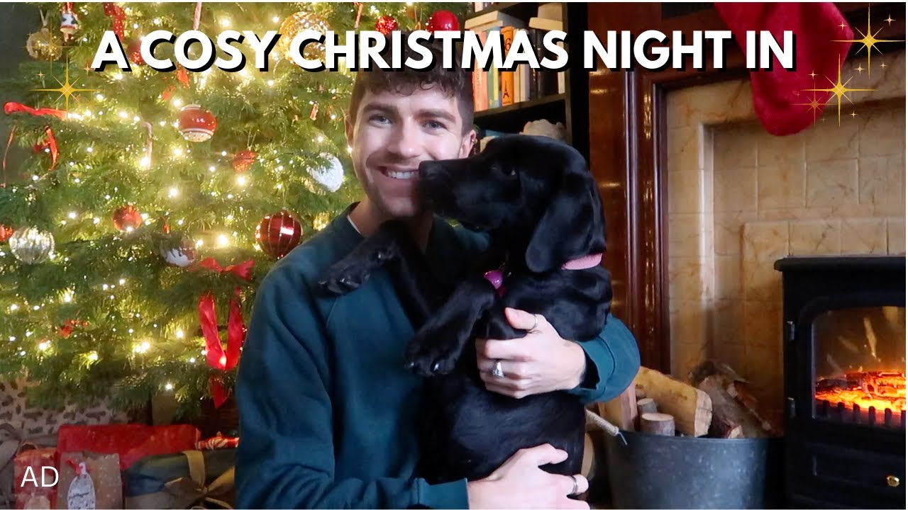 COSY DAY AT HOME & CHRISTMAS BAKING VLOGMAS | AD