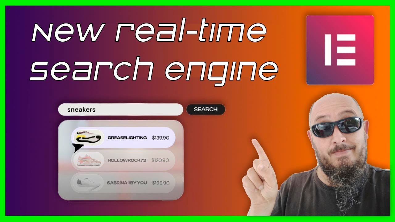 New real time search engine on Elementor pro