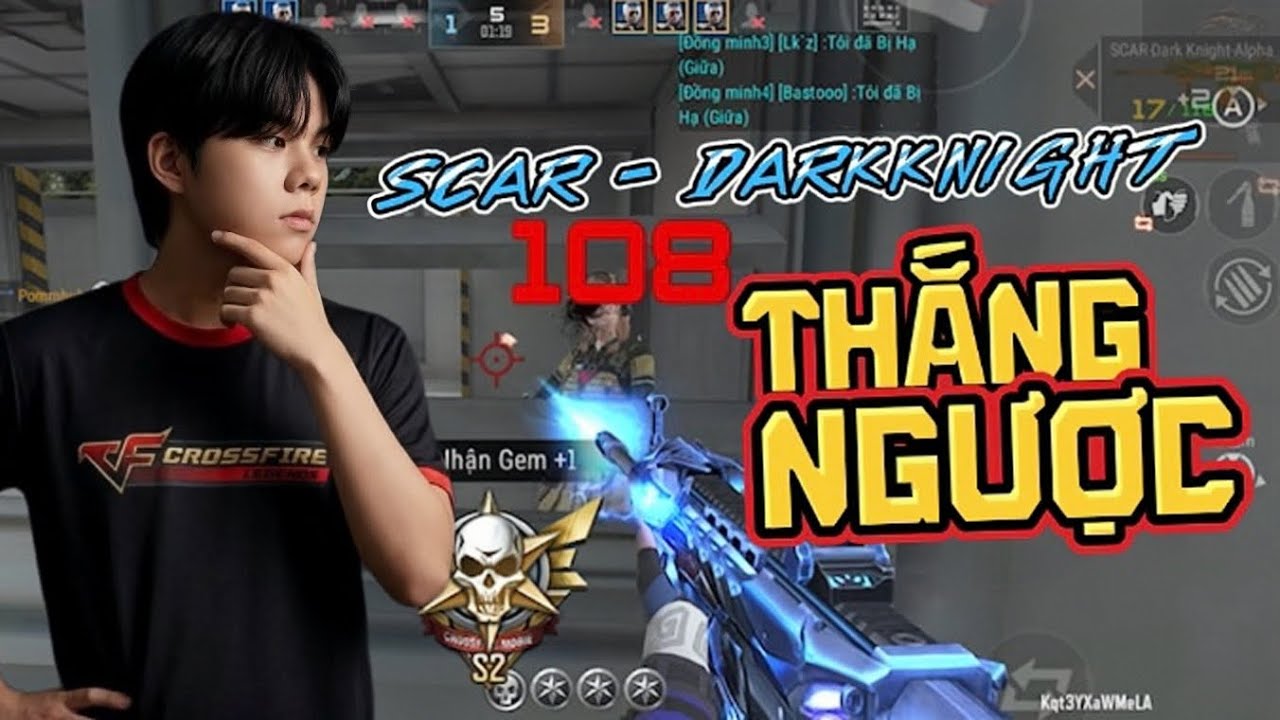 ANDY - CROSSFIRE LEGENDS | SCAR - DARK KNIGHT ALPHA | Xoay Chuyển Trận Rank Khó
