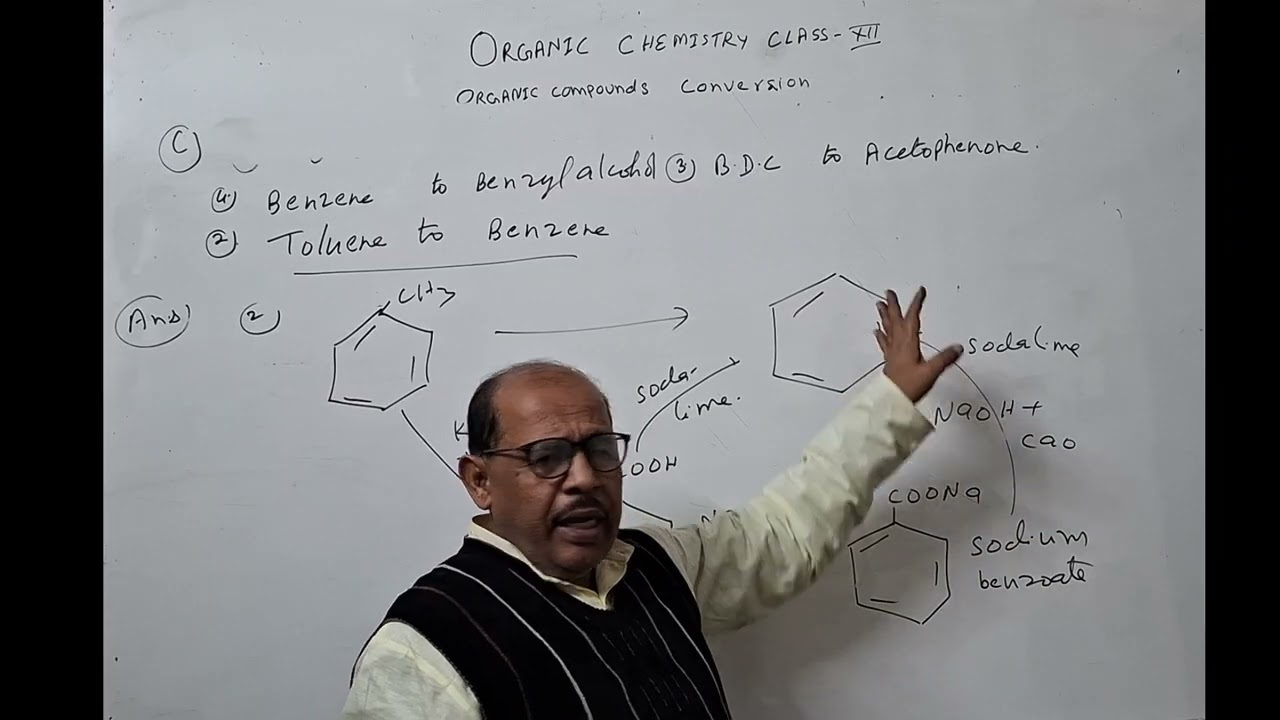 Organic Compounds Conversion PART N - Organic Chemistry Class 12th by Dr. S. K. Choudhary Sir