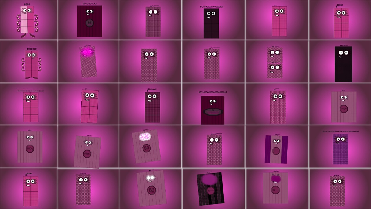 The Ultimate ! TEAM Numberblocks Band ReTrillion Part Eights |  Epic Mashup Performance !