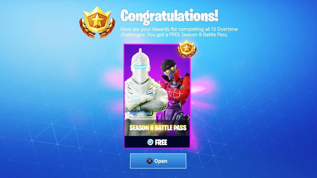 How to get FREE SEASON 8 BATTLE PASS in Fortnite...