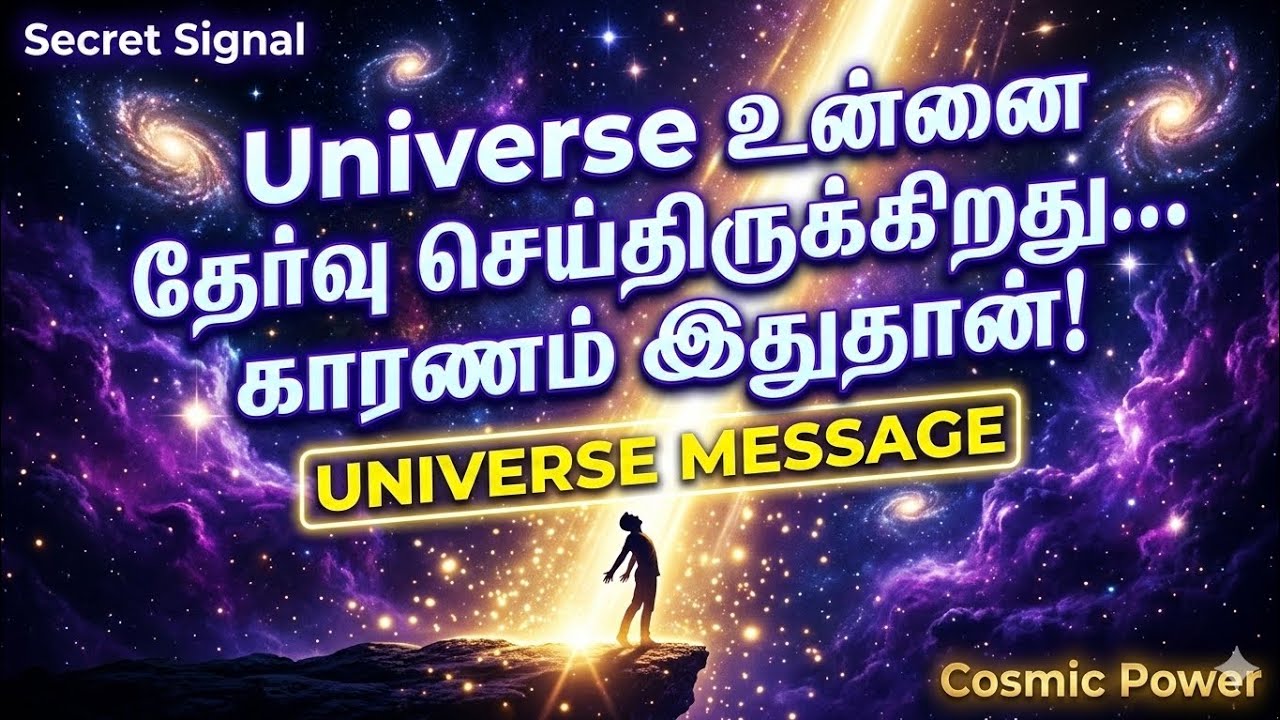 Universe Message Tamil Universe உன்னை தேர்வு செய்திருக்கிறது காரணம் இதுதான் |Powerful Cosmic Message