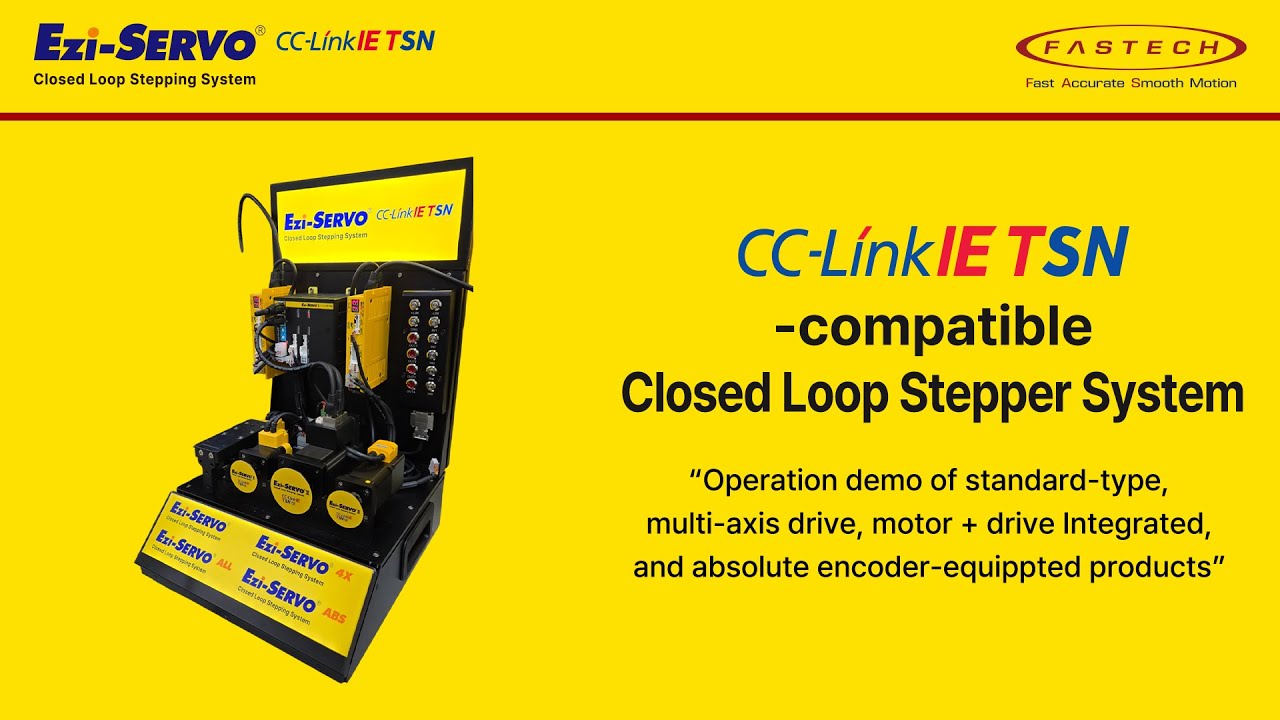 [Demo Video] Standard, multi-axis, motor + drive  integrated, and absolute encoder-equipped product