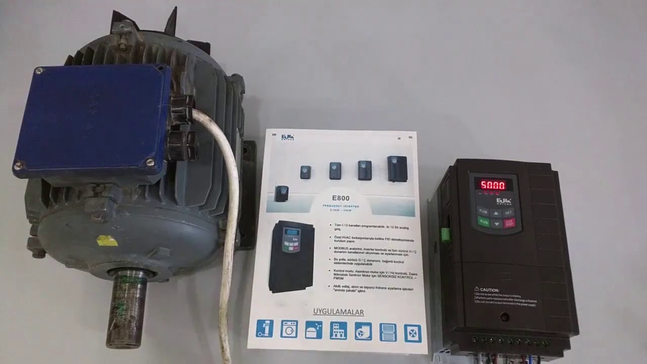 EURA DRIVES E800   KULLANIM ÖRNEKLERİ #01
