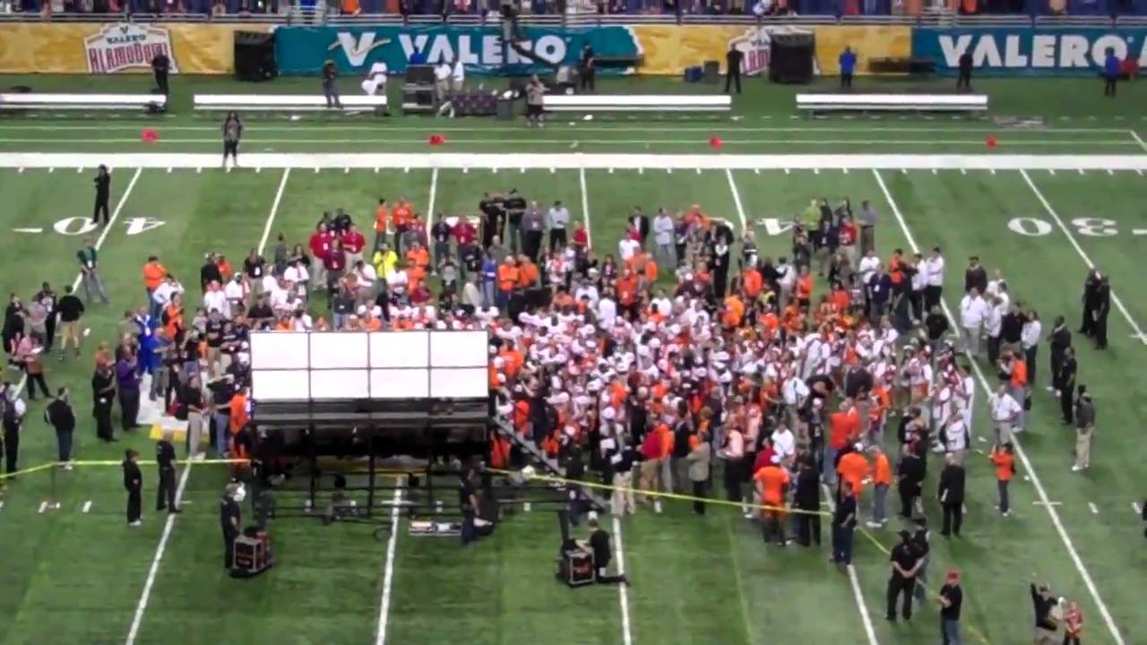 OSU fireworks, balloons, and confetti