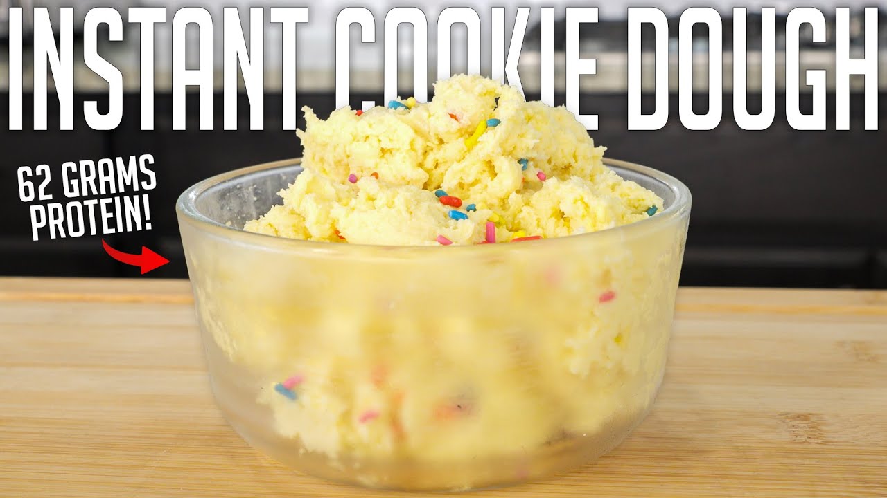 Instant Cake Batter Cookie Dough | Easy High Protein Recipe!