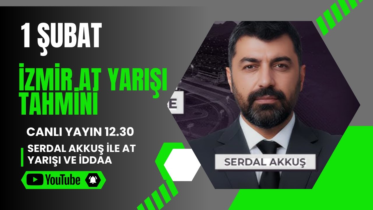 1 Şubat 2026 Pazar İzmir At Yarışı Tahmini Canlı Yayını