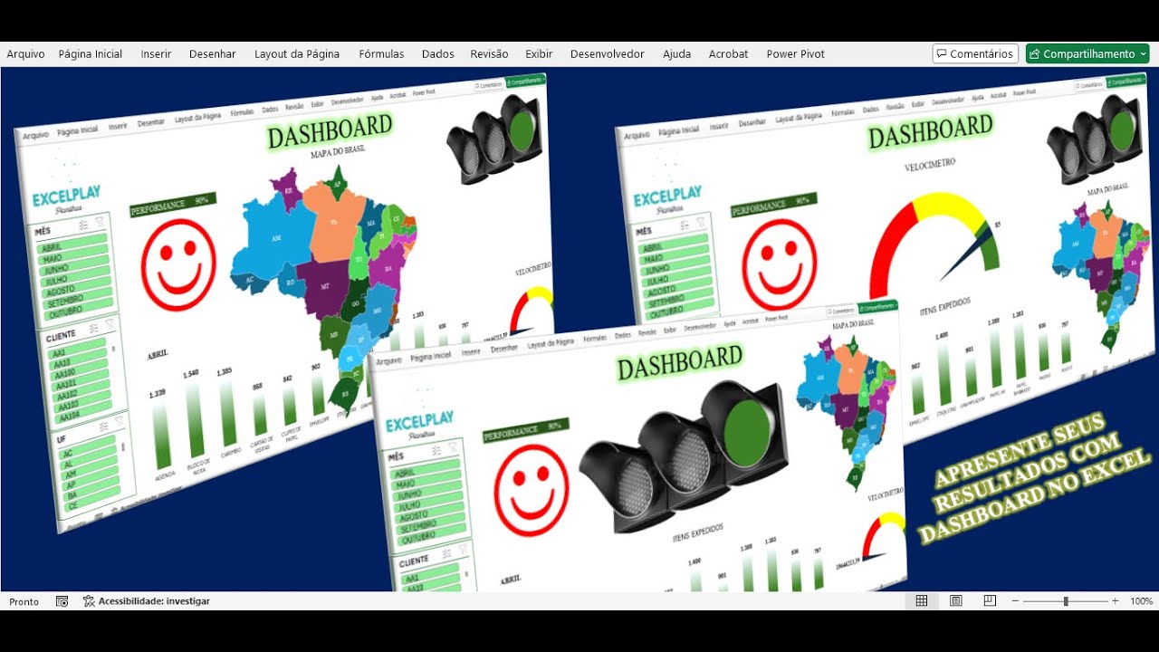 SEM VBA - COMO FAZER DASHBOARD