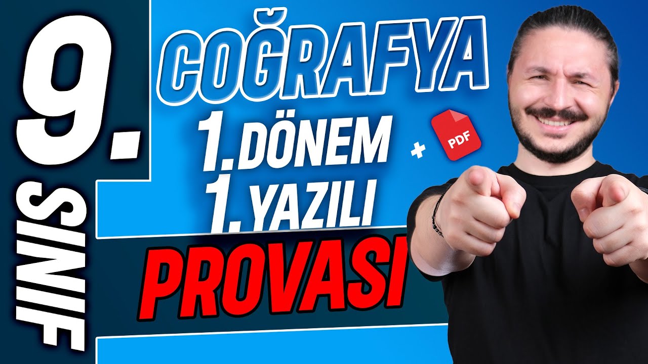 9.sınıf coğrafya 1.dönem 1.yazılı