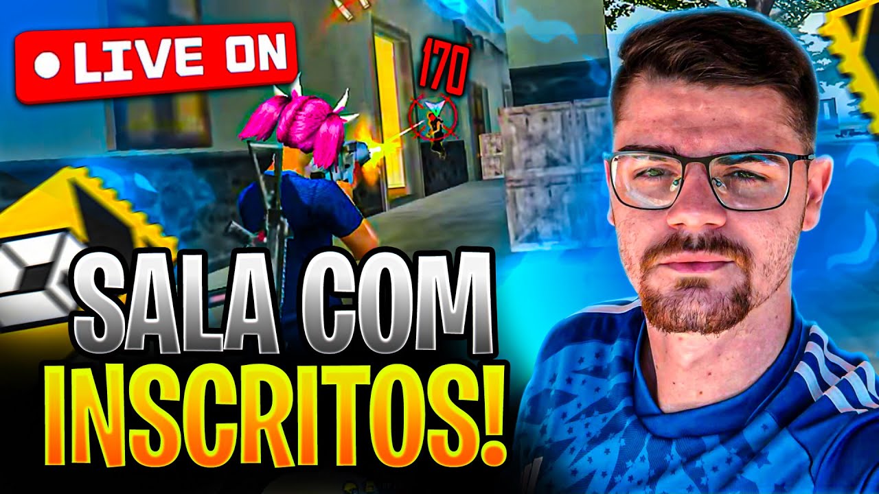 🔥 LIVE FF 🔥 FREE FIRE - AO VIVO 🔥 4X4 + 6X6 COM INSCRITOS 🔥 SALA PERSONALIZADA 🔥 RG REVELA   #200k