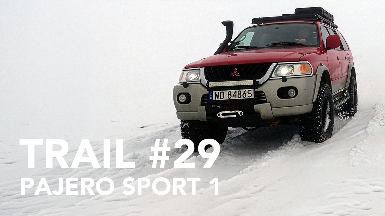 #29 Trial • Mitsubishi Pajero Sport 1 • 3.0 V6 • Śladem Wierzb 5 (winter trial)