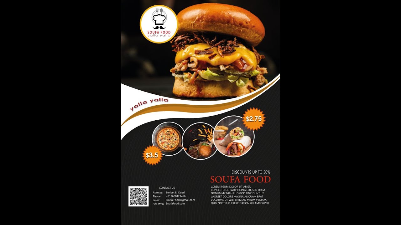 How to Create a Professional Flyer in Illustrator (Restaurant Flyer)