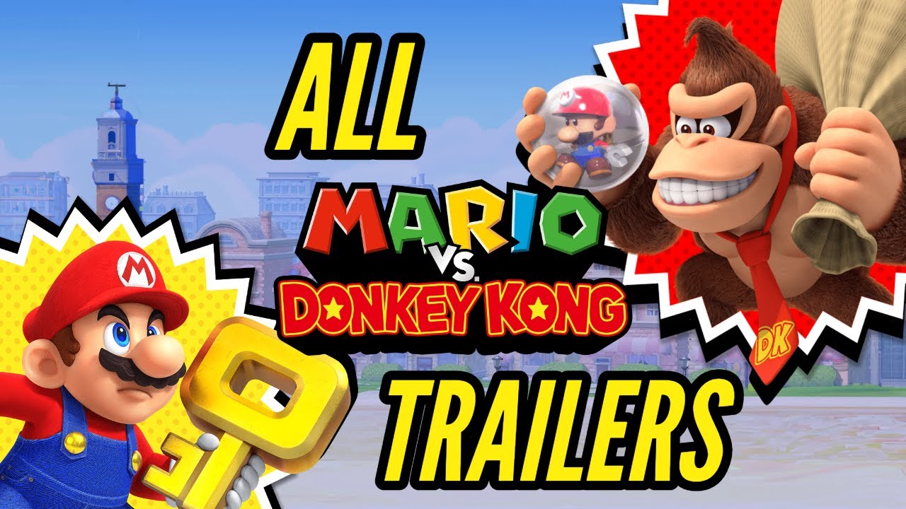 Mario vs. Donkey Kong - All Trailers (2004-2024)