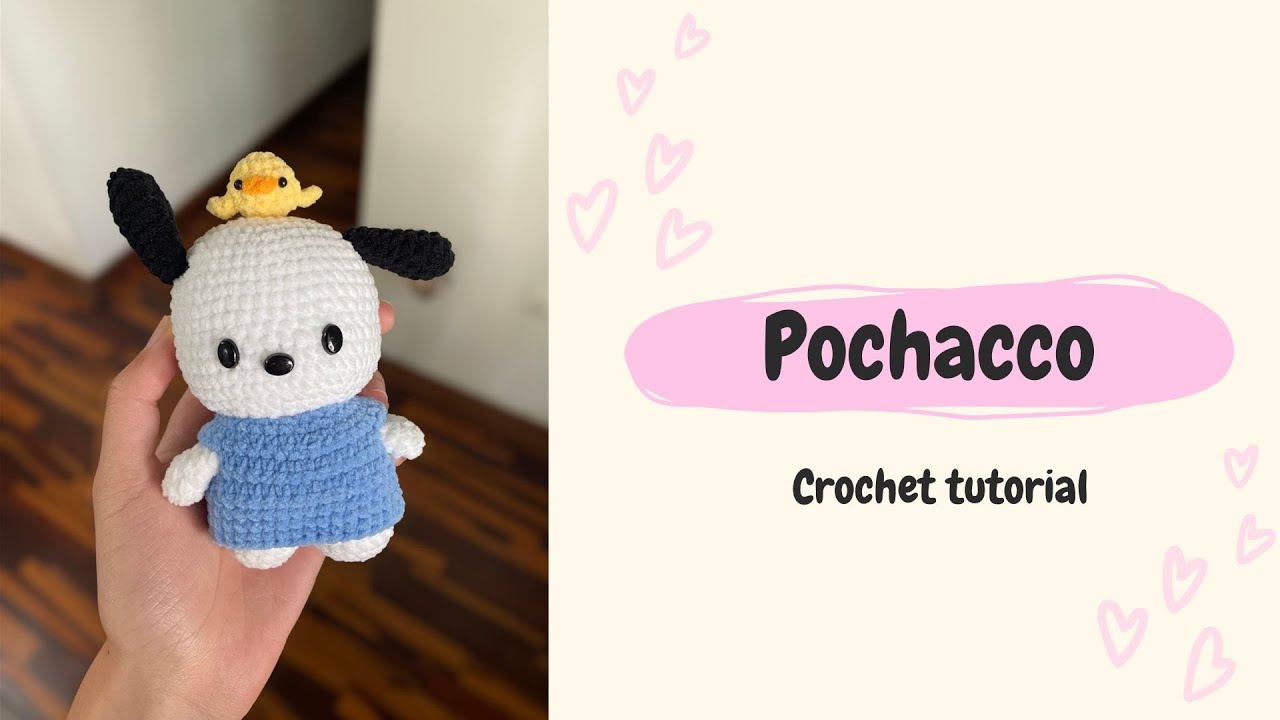 Pochacco Amigurumi Tutorial | Hello Kitty and Friends