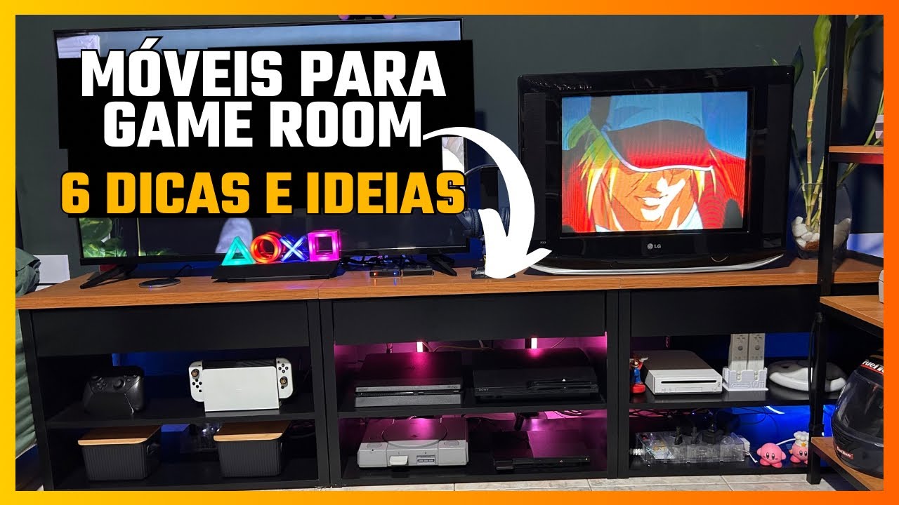RACK PARA GAME ROOM/Rack para videogames|Dicas e preços para móvel Retrô game|Rack para Quarto gamer