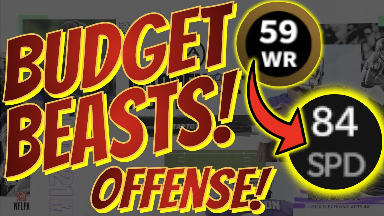 The BEST Offensive BUDGET BEASTS in Madden Mobile 21!!! Save Coins!!