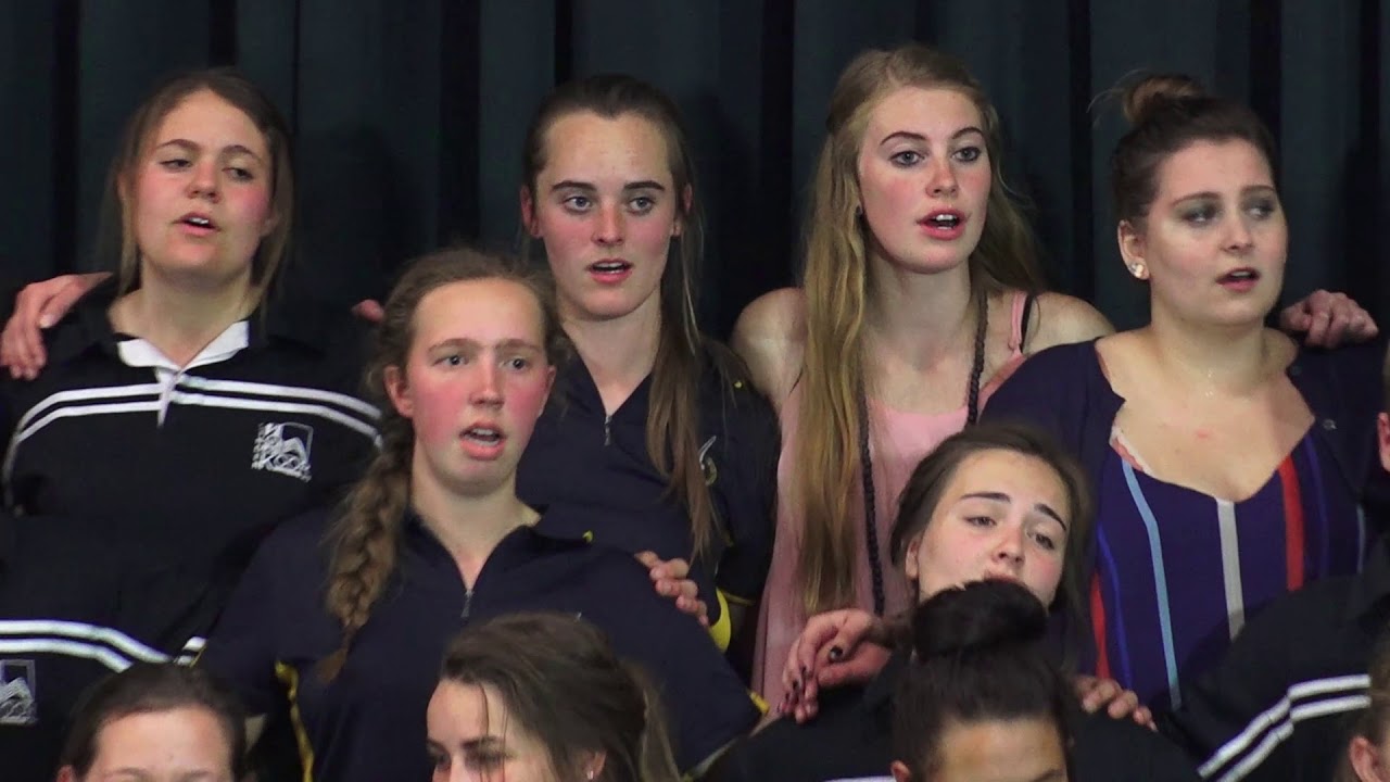 Lindenkoor & Monnaskoor performing,Halleluja   A van Rooyen , Soiree - Hoërskool Linden, 11 Aug 2017