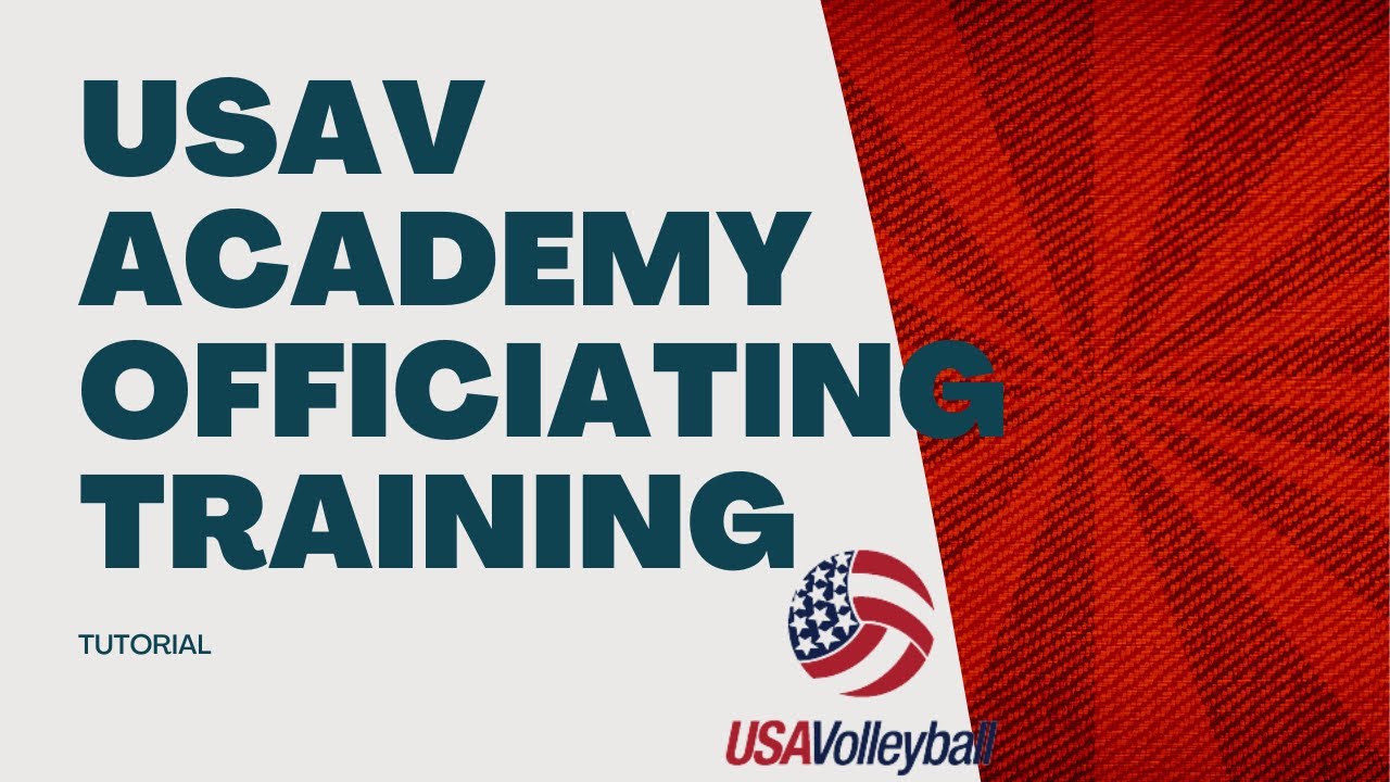USAV Officiating Training