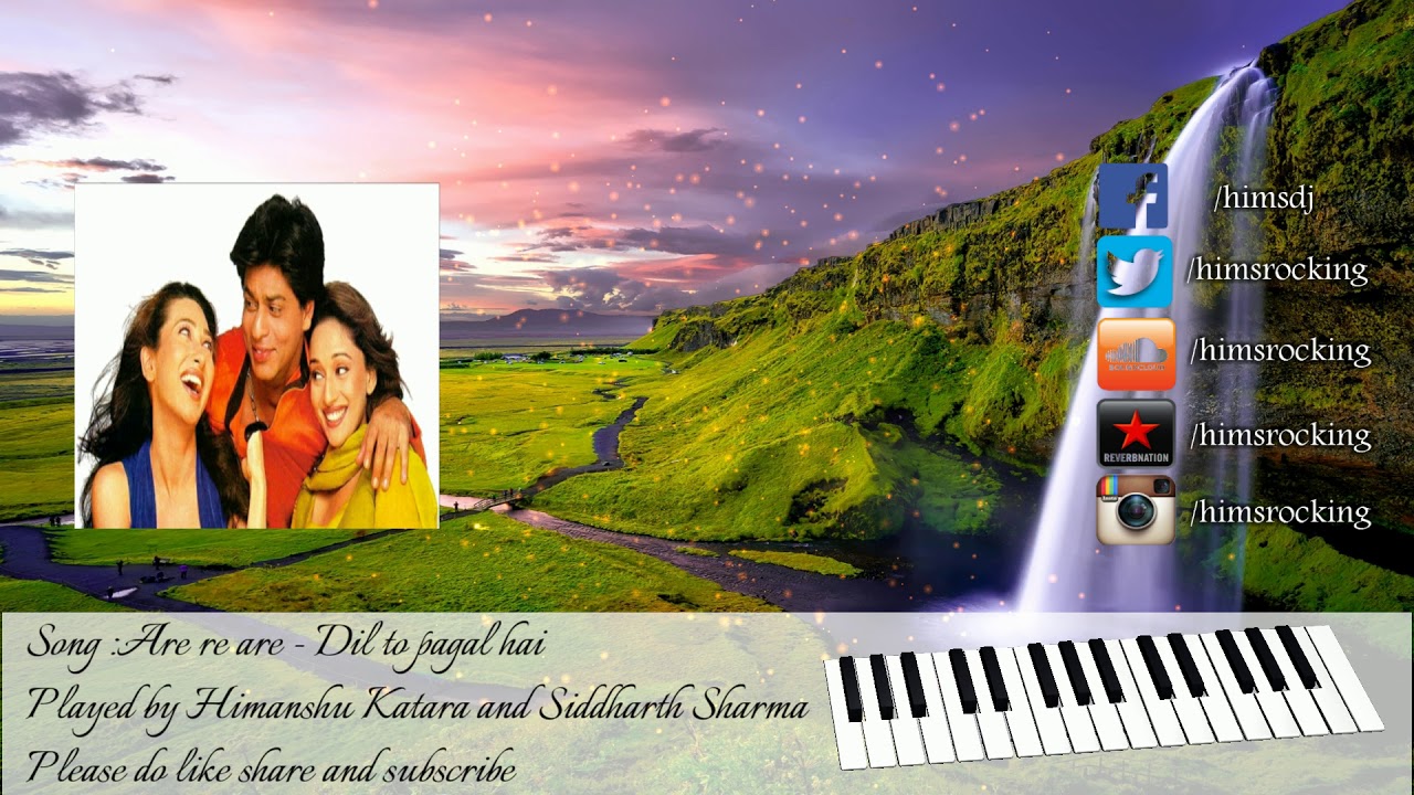 Are Re Are slow instrumental version (Dil To Pagal Hai) | Himanshu Katara & Siddharth Sharma