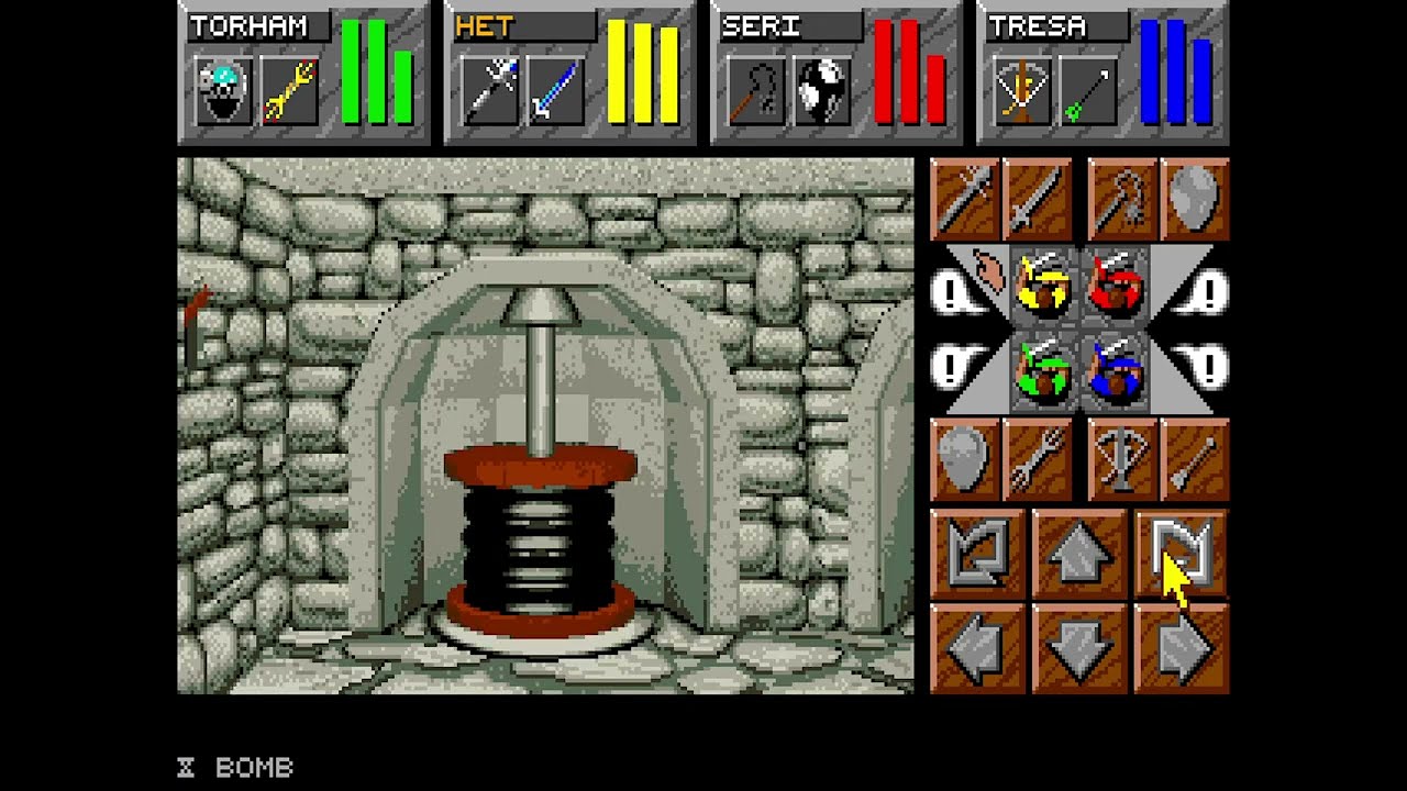 Zagrajmy w Dungeon Master 2 [AMIGA], #16: Akcja z dźwigniami