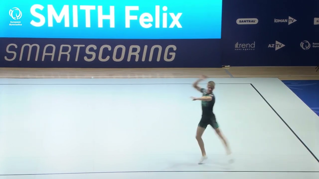 Felix Smith (GBR) - 2025 Aerobics European bronze medallist, junior Individual Men