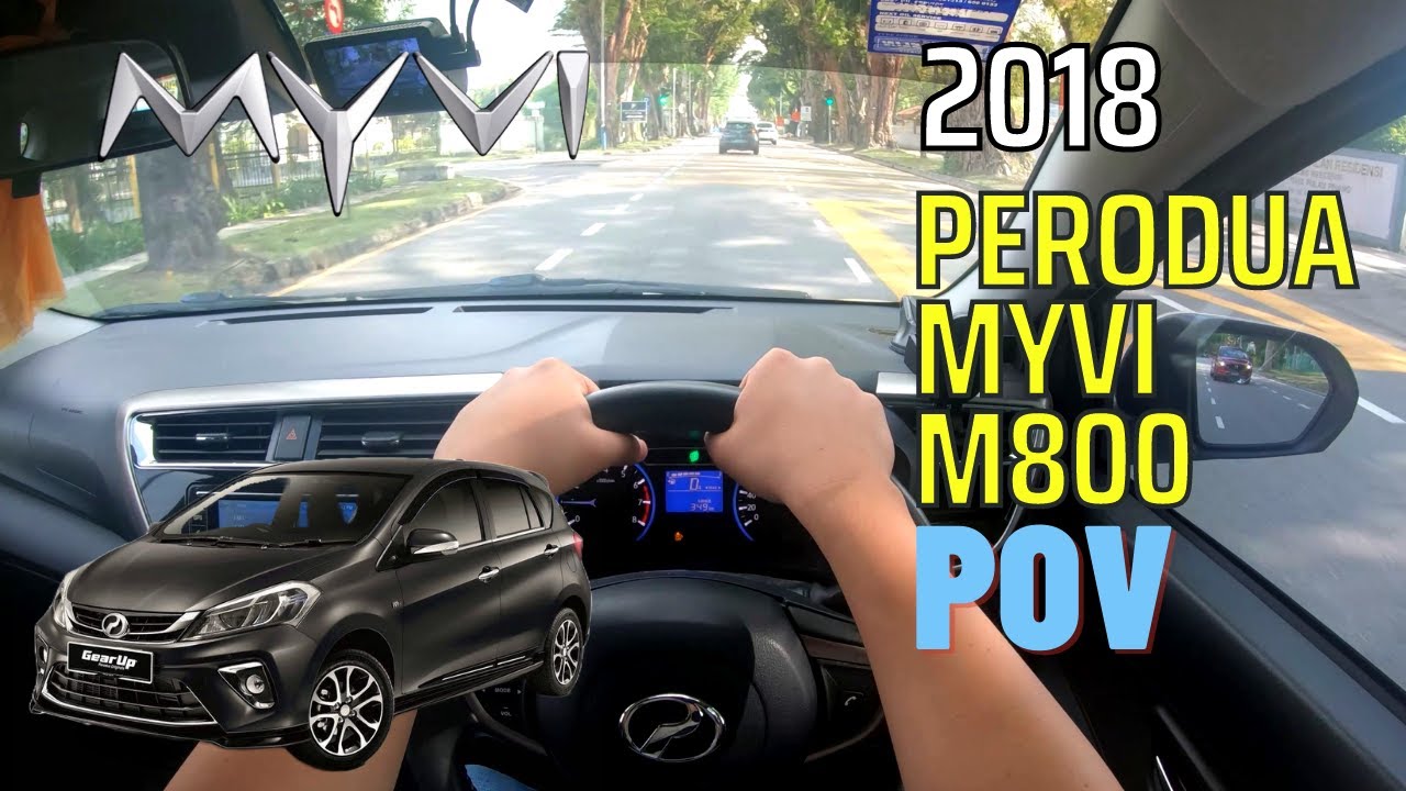 2018 Perodua Myvi 3rd generation (M800) - POV test drive | MW driver