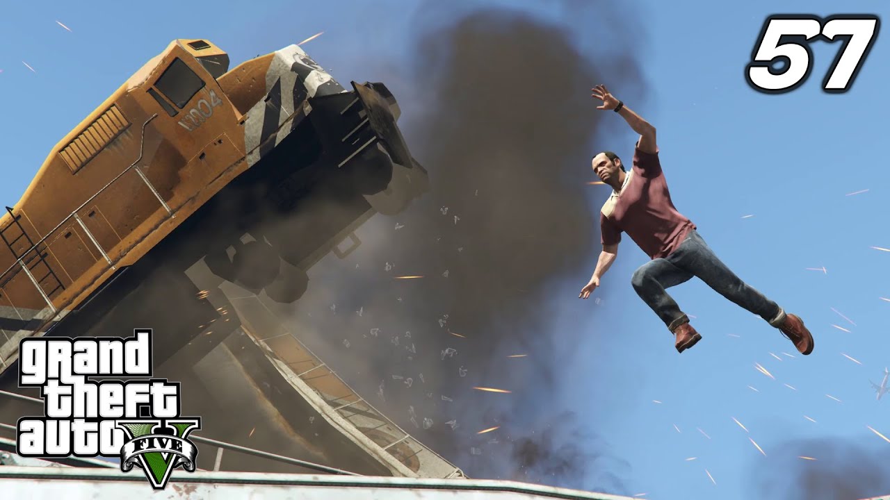 57 - GTA 5 | Derailed - Mission | Grand Theft Auto 5 Gameplay Walkthrough