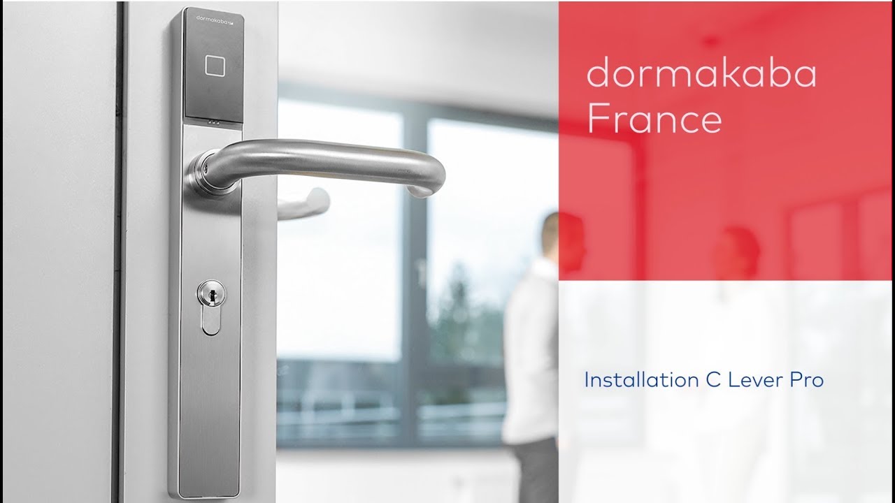 Comment installer c-Lever pro - dormakaba France