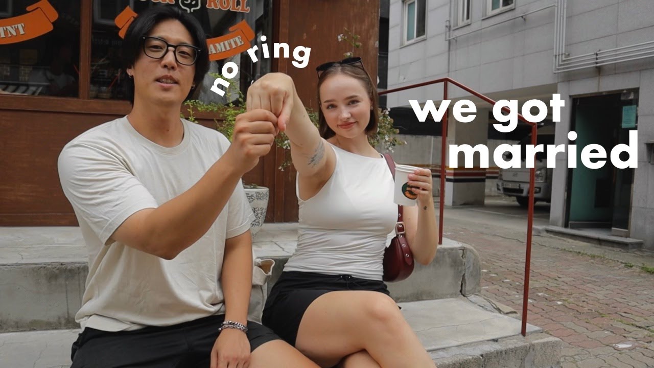 we got married in Korea 🙈 why we didn't have a ceremony & our future plans