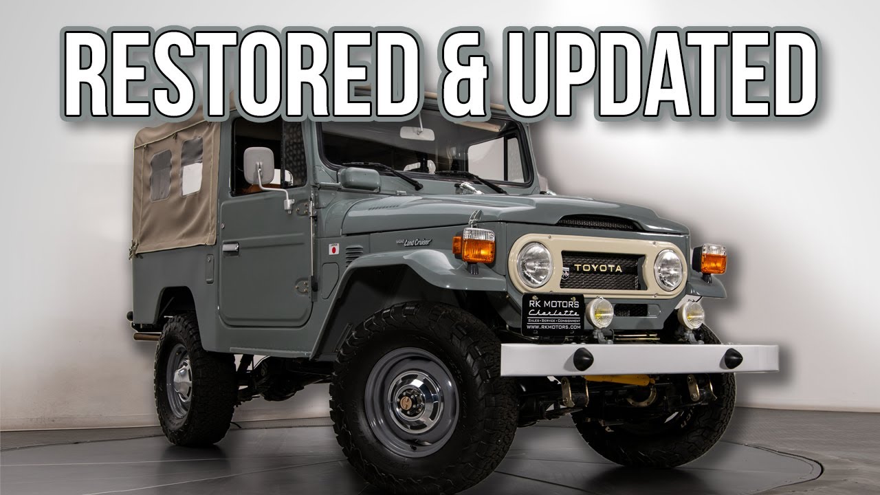 Restored & Updated 1976 Toyota FJ43 Land Cruiser 2F 6-cylinder 5-speed  -  FOR SALE!  -  137387