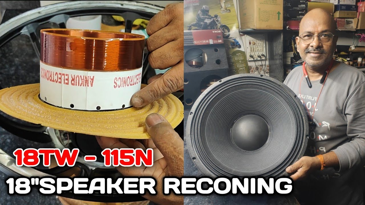 18inch Speaker Reconing | 18