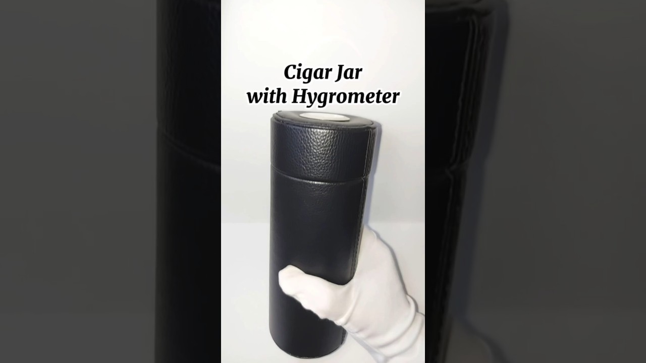 Cigar Jar with Hygrometer #cerutuindonesia #cigars #cerutu #cerutukuba #fyp #viral #cigar #luxury
