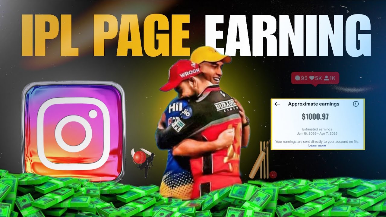 &ldquo;5 Ways To Earn Money From IPL Instagram Page (No Followers Needed)&rdquo;
