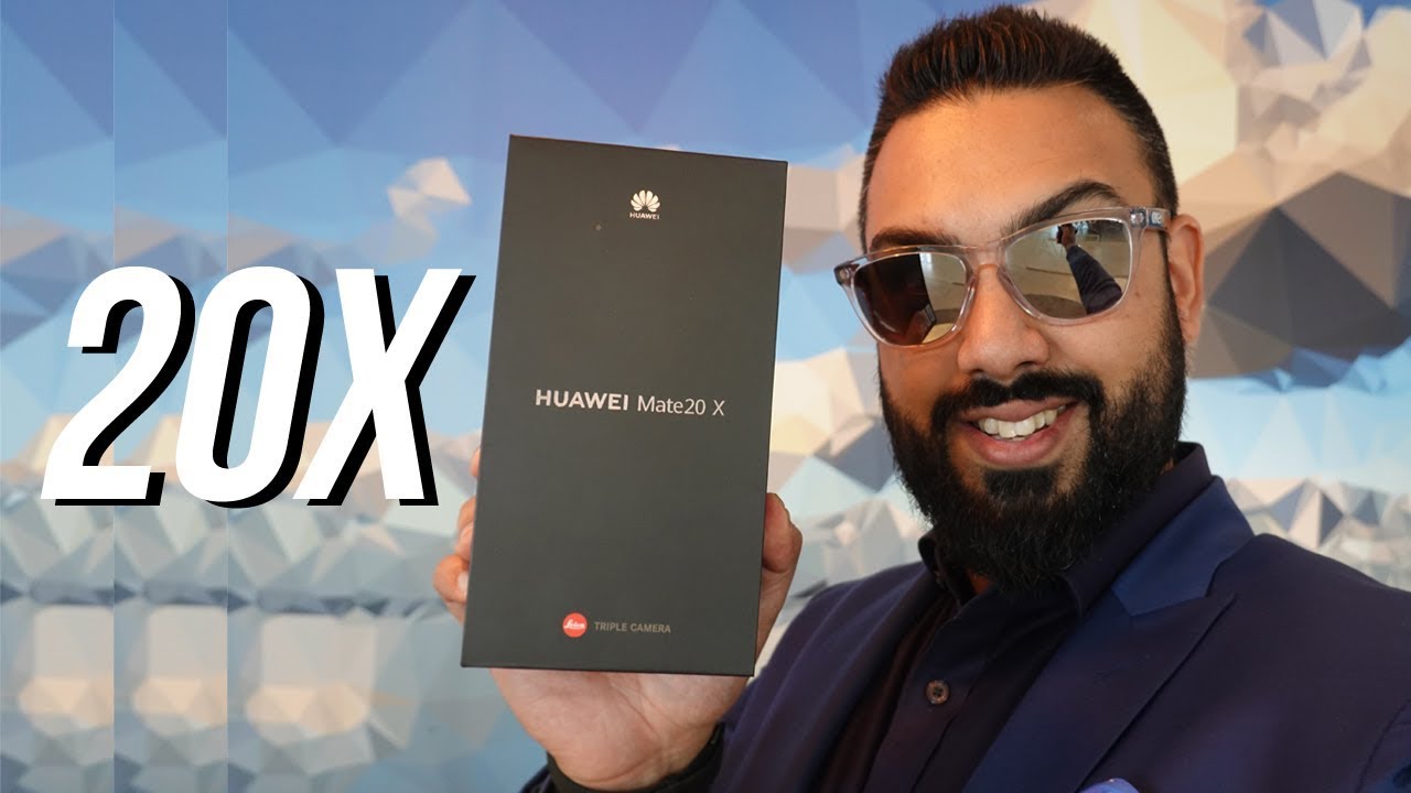 Huawei Mate 20 X: UNBOXING and FIRST LOOK in Dubai !!!