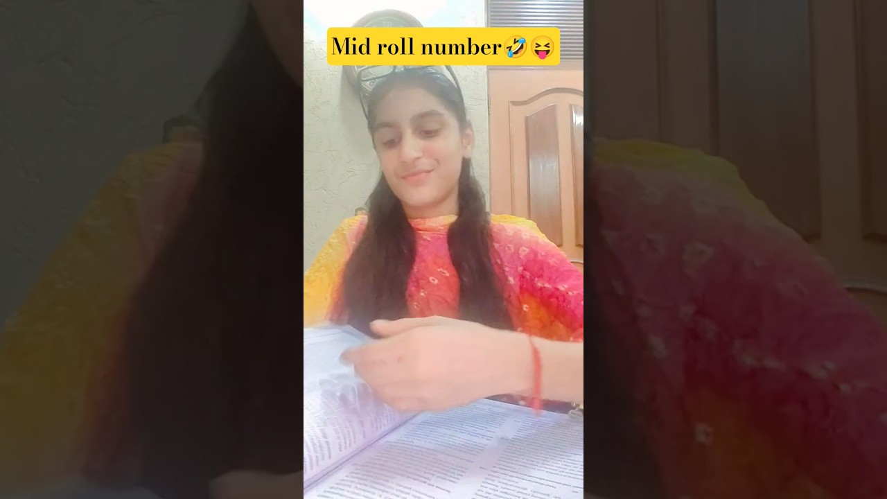 Aaj mam ne mid roll no se viva liya😭 